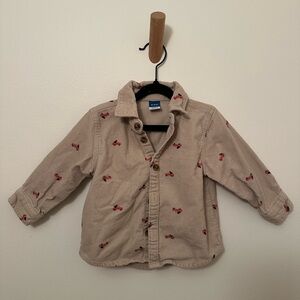 Old Navy Christmas Tree Corduroy Shirt
